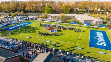 Eines der neuen Flag-Football-Felder in Düsseldorf