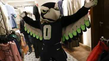 Blitz, das Maskottchen der Seattle Seahawks