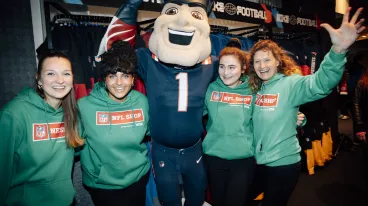 Pat Patriot, das Maskottchen der New England Patriots