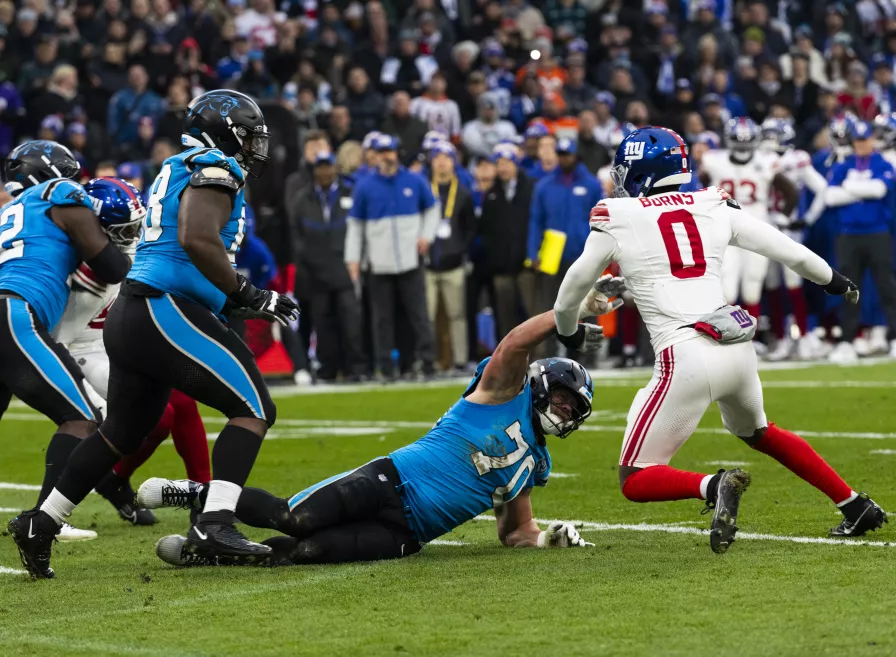 Brian Burns von den New York Giants beim NFL Munich Game 2024